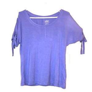 Periwinkle short sleeve top XS